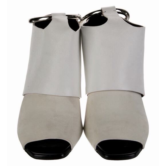 Proenza Schouler Platform Leather Slingback Heels Sandals Sz 40.5 $895 - Picture 2 of 5